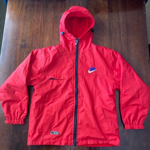 Nike Jackets & Blazers - Nike Sz S - M Women Snow Jacket Windbreaker Fleece Inside Pocket Hoodie L@@K